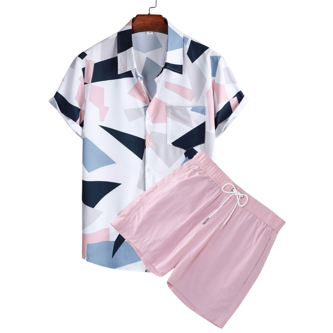 White & Lightpink / XL