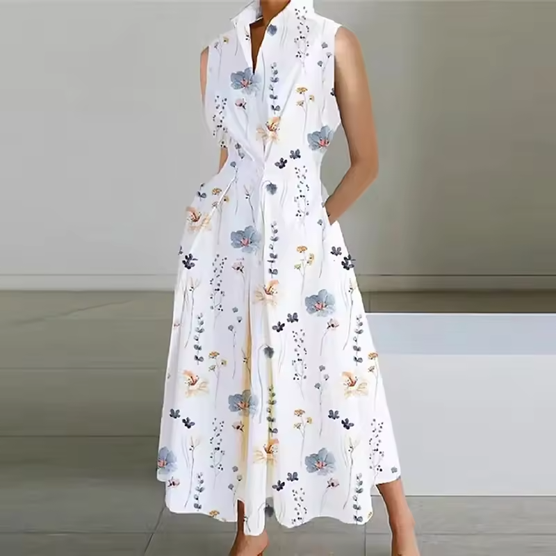 White Floral / 22 (5XL)